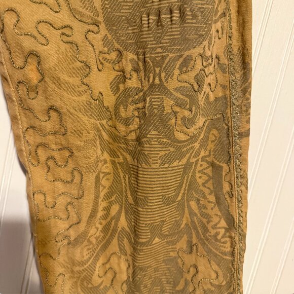 Vintage BrazilRoxx Embellished Brown Jeans Size 8 | Boho Western Y2K Denim - Picture 3 of 8